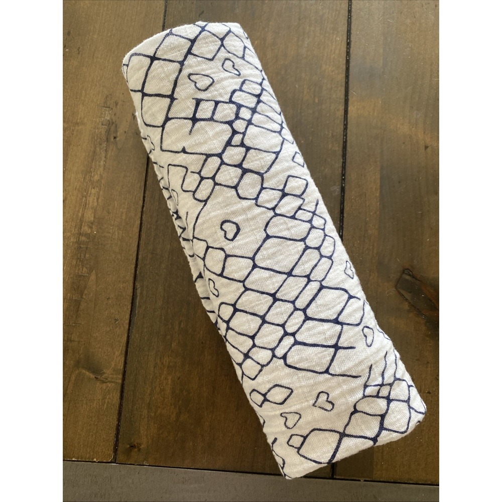 Aden Anais Swaddle Baby Blanket Muslin‎ Cotton Navy Heart Secutiy Blanket Lovie